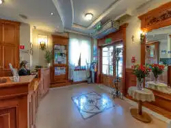 Hotelreception – indgang indefra