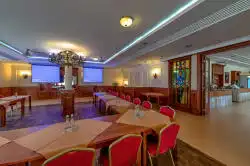 Et fragment af hotellets interiør