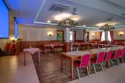 Forbundne spiseborde – set fra siden